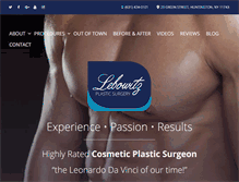 Tablet Screenshot of lebowitzplasticsurgery.com